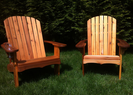 handcrafted wide adirondack chairs