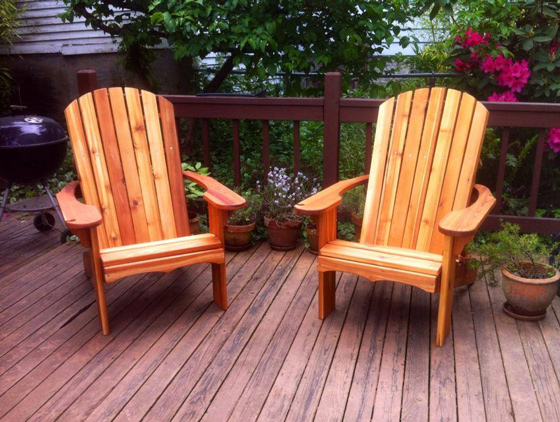 handcrafted adirondack chairs