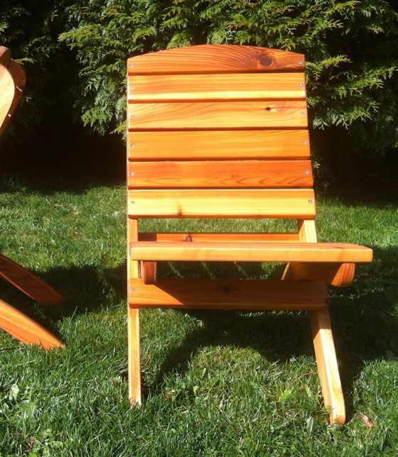 handmade folding camp chair