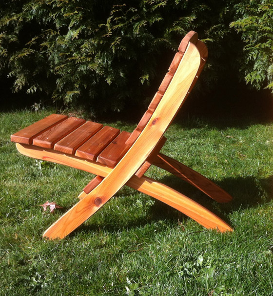 Western Cedar Folding Camp Chairs Jason Mitchell, Big Saw Productions